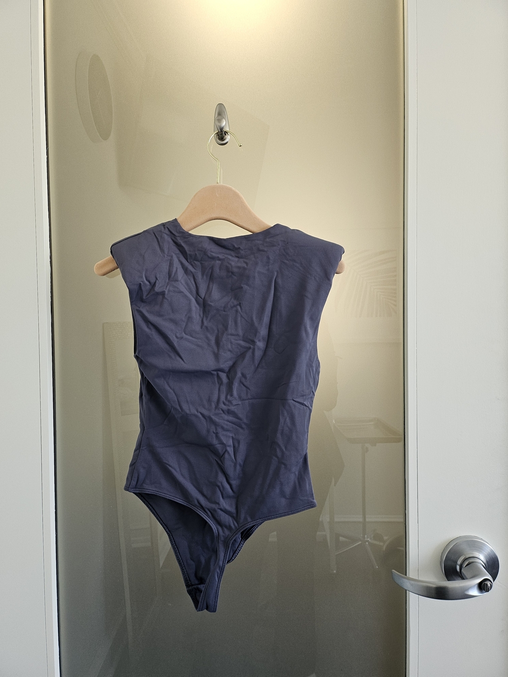 Babaton / Aritzia Sleeveless Crew Neck Bodysuit in Deep Navy - Picture 4 of 4